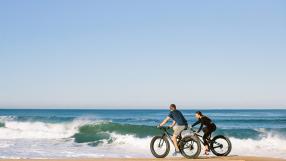 Fatbike sur la plage