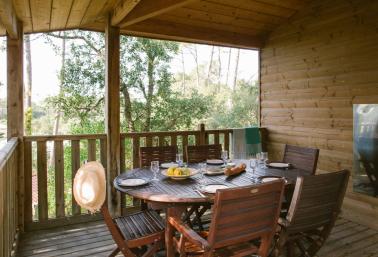 cabane naturéo terrasse